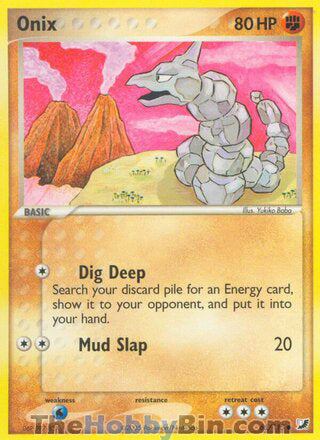 Onix #65/115 Common - EX Unseen Forces Pokemon card