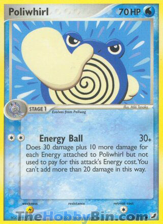 Poliwhirl #68/115 Common - EX Unseen Forces Pokemon card