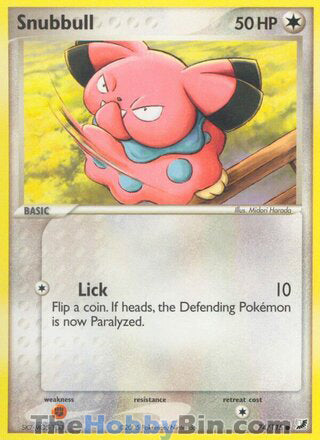 Snubbull #74/115 Common - EX Unseen Forces Pokemon card