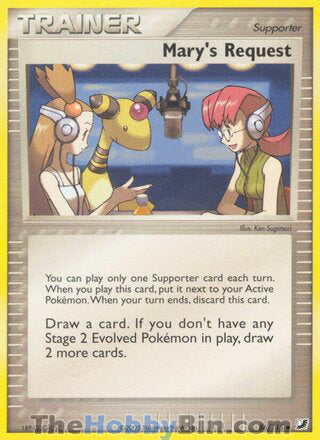 Mary's Request #86/115 Uncommon - EX Unseen Forces Pokemon card