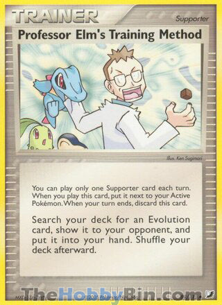 Professor Elm's Training Method #89/115 Uncommon - EX Unseen Forces Pokemon card