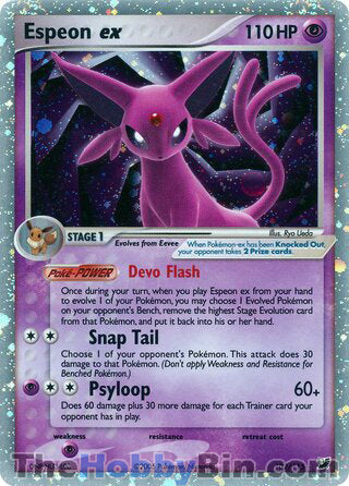 Espeon ex #102/115 Ultra Rare - EX Unseen Forces Pokemon card