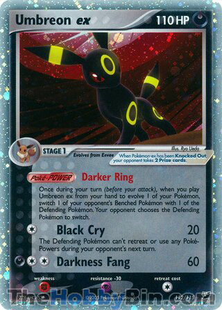 Umbreon ex EX Unseen Forces Ultra Rare #112/115