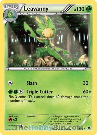 0008 Leavanny Rare Emerging Powers
