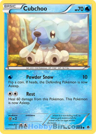 Cubchoo Emerging Powers Common #28/98