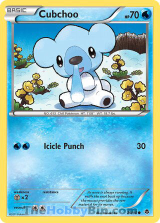 0029 Cubchoo Common Emerging Powers