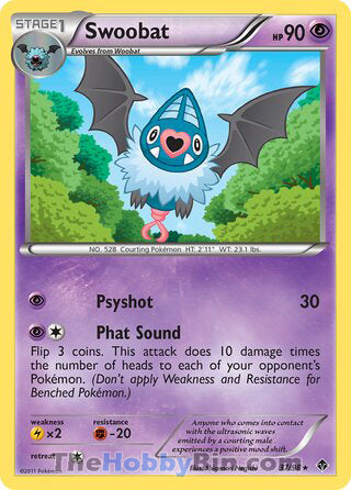 0037 Swoobat Rare Emerging Powers