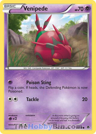 0038 Venipede Common Emerging Powers