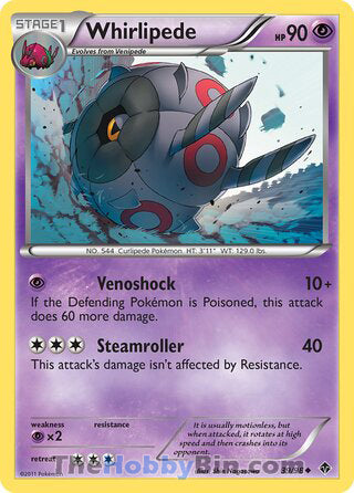 0039 Whirlipede Uncommon Emerging Powers