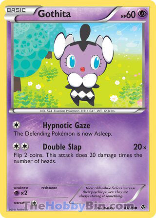 Gothita #43/98 Common - Emerging Powers Pokemon card