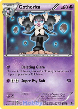 Gothorita #46/98 Uncommon - Emerging Powers Pokemon card