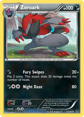 Zoroark Emerging Powers Holo Rare #67/98