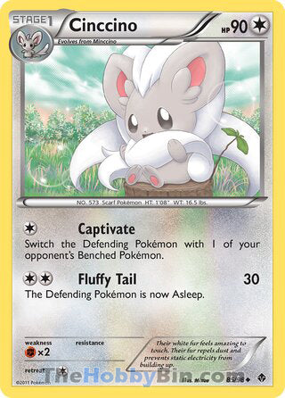 Cinccino Emerging Powers Uncommon #85/98