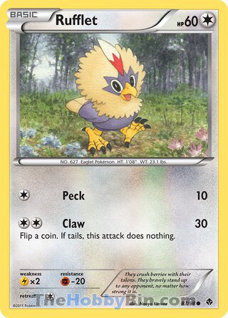 0087 Rufflet Uncommon Emerging Powers