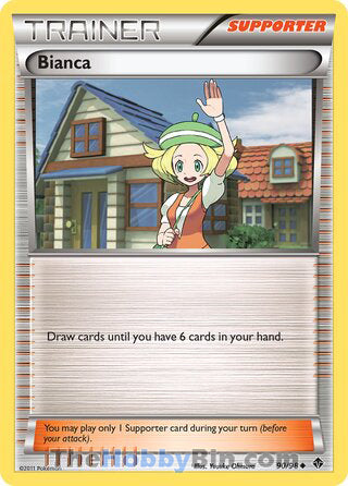 Bianca #90/98 Uncommon - Emerging Powers Pokemon card