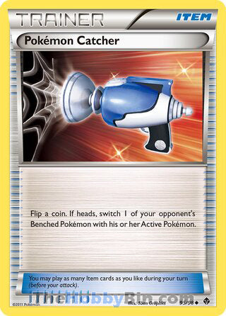 Pokemon Catcher #95/98 Uncommon - Emerging Powers Pokemon card