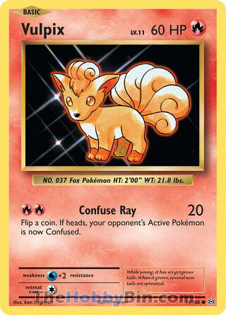 Vulpix #14/108 Common - Evolutions Pokemon card