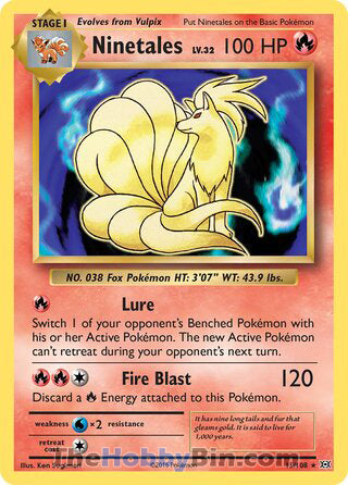 Ninetales Evolutions Holo Rare #15/108