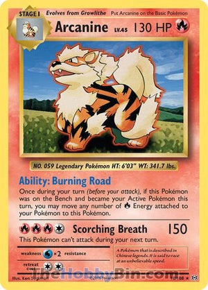 0018 Arcanine Rare Evolutions