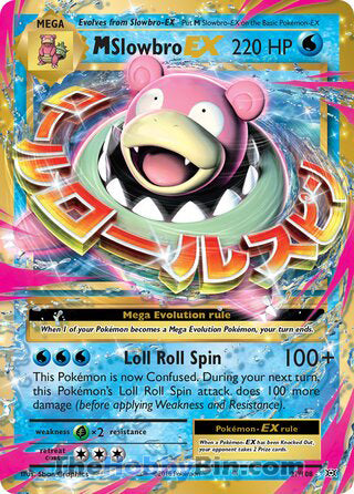 M Slowbro EX Evolutions Ultra Rare #27/108