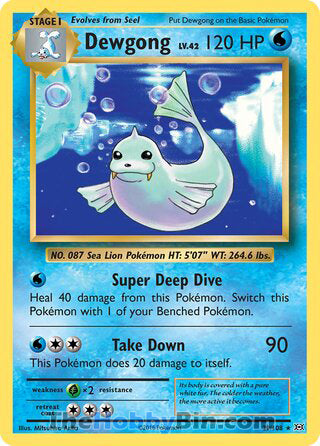Dewgong #29/108 Rare - Evolutions Pokemon card