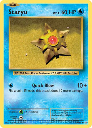 Staryu #30/108 Common - Evolutions Pokemon card