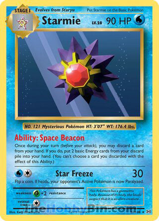 Starmie #31/108 Rare - Evolutions Pokemon card