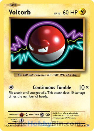 Voltorb Evolutions Common #39/108