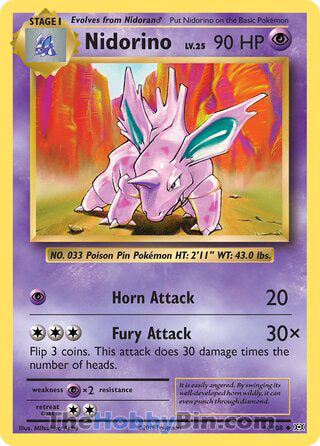 Nidorino Evolutions Uncommon #44/108