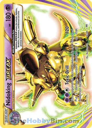 Nidoking BREAK #46/108 Rare BREAK - Evolutions Pokemon card