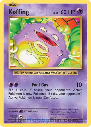 Koffing #50/108 Uncommon - Evolutions Pokemon card