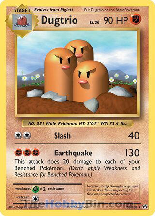 Dugtrio Evolutions Rare #56/108