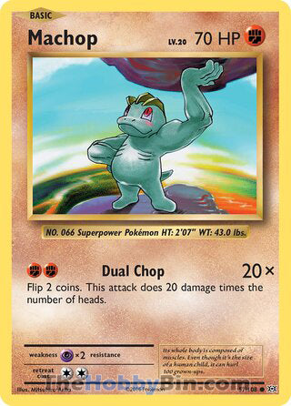 Machop #57/108 Common - Evolutions Pokemon card