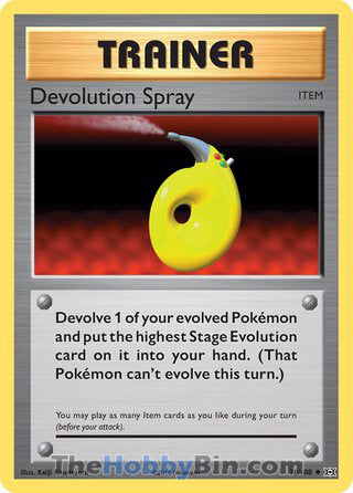 Devolution Spray #76/108 Uncommon - Evolutions Pokemon card