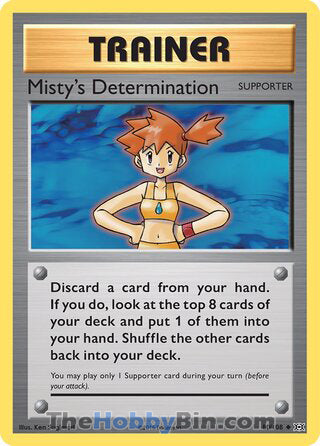 Misty's Determination #80/108 Uncommon - Evolutions Pokemon card