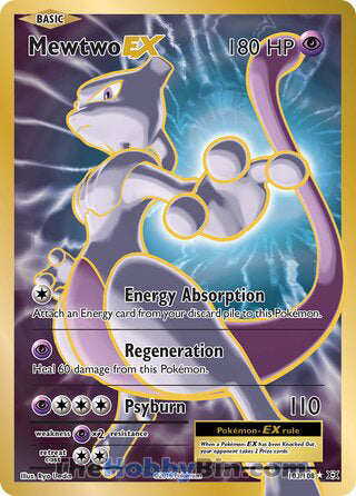 Mewtwo EX #103/108 Ultra Rare - Evolutions Pokemon card