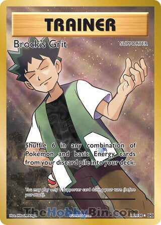 Brock's Grit #107/108 Ultra Rare - Evolutions Pokemon card