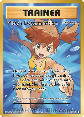 Misty's Determination #108/108 Ultra Rare - Evolutions Pokemon card