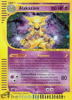 0001 Alakazam Holo Rare Expedition