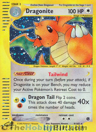 Dragonite Expedition Holo Rare #9/165