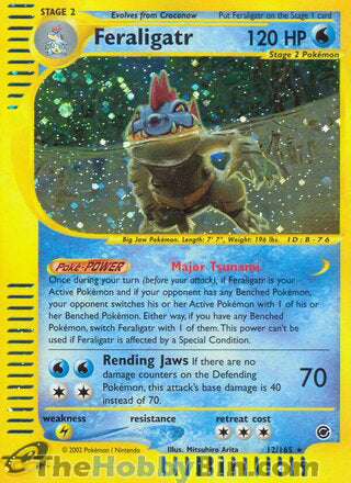 0012 Feraligatr Holo Rare Expedition