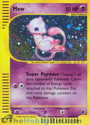 0019 Mew Holo Rare Expedition