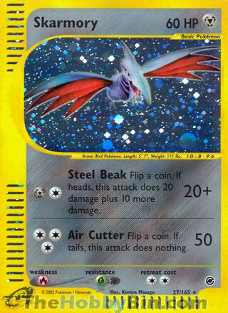 Skarmory Expedition Holo Rare #27/165