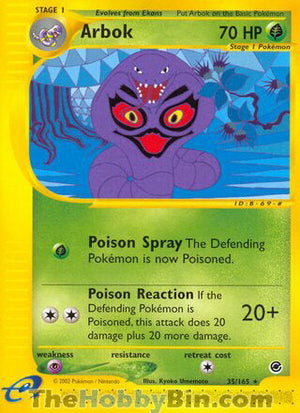 0035 Arbok Rare Expedition