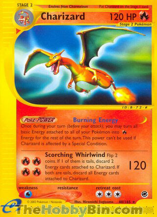 Charizard Expedition Rare #40/165