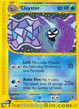 0042 Cloyster Rare Expedition