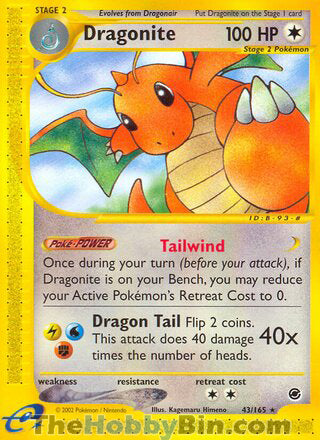 Dragonite Expedition Rare #43/165