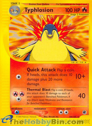 Typhlosion Expedition Rare #64/165