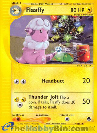 Flaaffy #77/165 Uncommon - Expedition Pokemon card