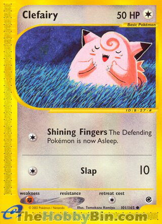 Clefairy #101/165 Common - Expedition Pokemon card